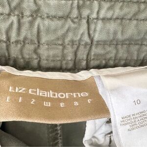 Liz Claiborne Quilted Gray Outerwear